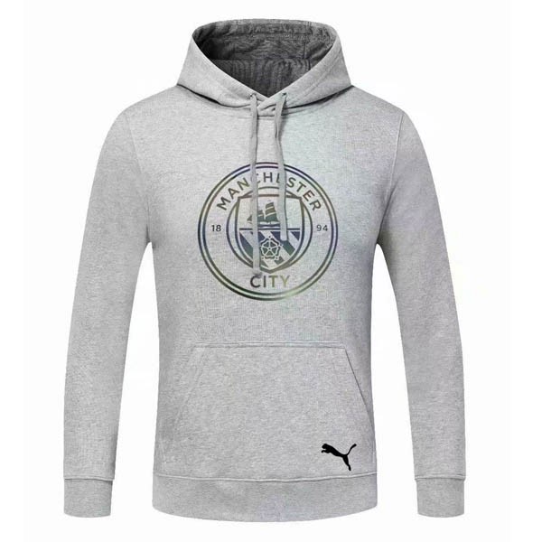 Sudaderas Con Capucha Manchester City 2020-21 Gris